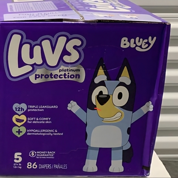 Luvs Platinum Protection Diapers - Blue - Picture 1 of 1